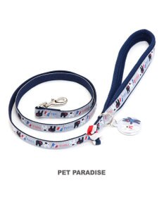 PET PARADISE リサとガスパール リボン付きリード 《パリ柄》  ＳＳ~Ｓ 小型犬