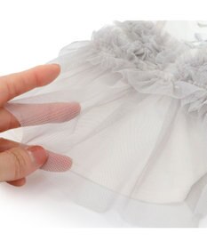 PET PARADISE ペットパラダイス チュール タンクトップ 《グレー》 小型犬