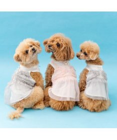 PET PARADISE ペットパラダイス チュール タンクトップ 《グレー》 小型犬