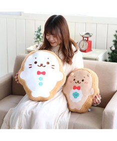 Mother garden しろたん らっこいぬ アイシングクッキー クッション 34cm