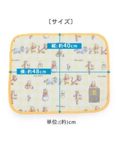 PET PARADISE ディズニー くまのプーさん チェック柄 クールブランケット (90×60cm)