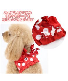 PET PARADISE ディズニー ミニーマウス ベストハーネス 《水玉柄》 【SS】   小型犬