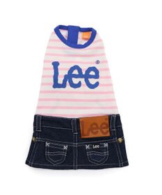 PET PARADISE Lee 鹿の子 ボーダー スカートつなぎ 小型犬