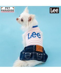 PET PARADISE Lee 鹿の子 ボーダー スカートつなぎ 小型犬