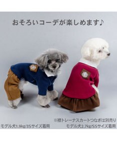 PET PARADISE J.PRESS 襟付きトレーナー パンツつなぎ 小型犬