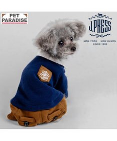 PET PARADISE J.PRESS 襟付きトレーナー パンツつなぎ 小型犬
