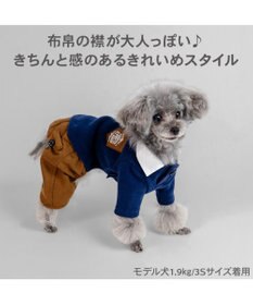 PET PARADISE J.PRESS 襟付きトレーナー パンツつなぎ 小型犬