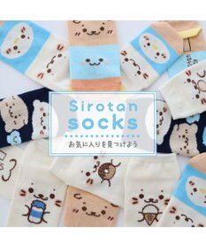 Mother garden しろたん スニーカー丈ソックス 2足セット 17~20cm 《顔ぼんドーナツ/お友達カラフル》