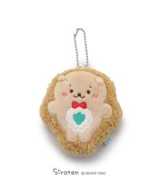 Mother garden しろたん らっこいぬ アイシングクッキー キーホルダー 9cm ぬいぐるみ キーホルダー