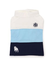 PET PARADISE J.PRESS スキッパーポロシャツ トリコロール 小型犬