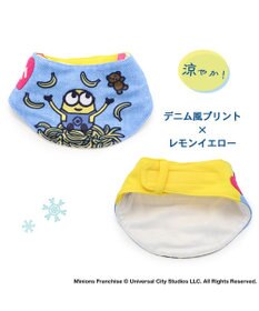 PET PARADISE ミニオン デニム風 クールネック バンダナ  保冷剤付き【小型犬】