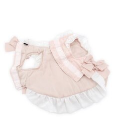 PET PARADISE cherircouture ヘムリボンツイードベスト 《ピンク》 小型犬