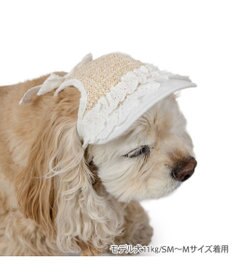 PET PARADISE ペットパラダイス フリル キャップ ＳＭ～Ｍ/Ｌ