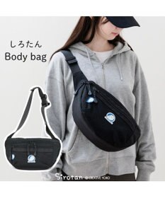 Mother garden しろたん ボディバッグ 黒色 ワンショルダー ウエストバッグ