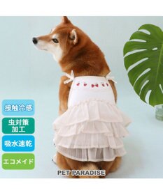 PET PARADISE ペットパラダイス エコメッシュ キャミソール 《苺刺繍》 中型犬 大型犬