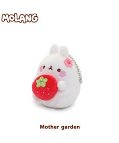 Mother garden マザーガーデン MOLANG モラン 苺 ぬいぐるみ キーホルダー
