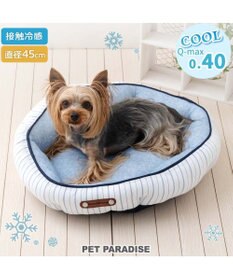 PET PARADISE ペットパラダイス クールカドラー 《シャンブレー》 丸型 Ｓ