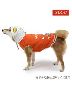 PET PARADISE スヌーピー  おでかけ柄  パーカー 《オレンジ》中型犬  大型犬