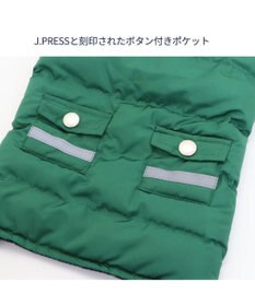 PET PARADISE 犬 服 J.PRESS 綿入り コート 【小型犬】 フライトコート グリーン