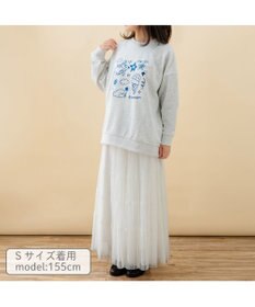 Mother garden しろたん トレーナー 《ゆるらくがき刺繍》 ユニセックス