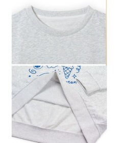 Mother garden しろたん トレーナー 《ゆるらくがき刺繍》 ユニセックス