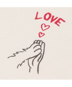 PET PARADISE ペットパラダイス Mai Kuraki　LOVE  オーナー Ｔシャツ 《ホワイト》　ユニセックス