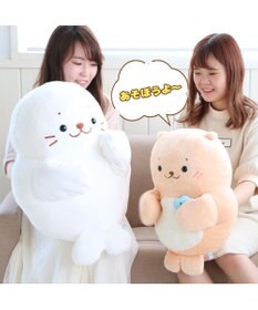 Mother garden しろたん らっこいぬ パペぐるみ 44cm 両手用 パペット