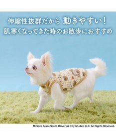 PET PARADISE ミニオン ペティヒート 天竺 タンクトップ 《ちどり柄》 小型犬