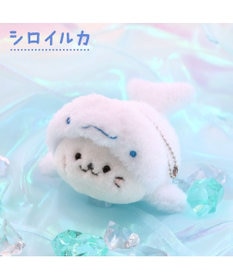 Mother garden しろたん キーホルダー  《氷の国の動物 シロイルカ》