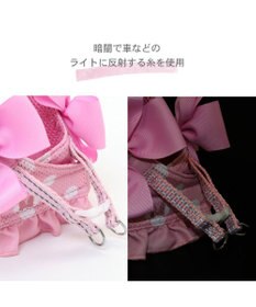 PET PARADISE ディズニー ミニーマウス メッシュ ベスト ハーネス 【Ｓ】 ピンク 水玉