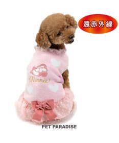 PET PARADISE ディズニー ミニーマウス 遠赤外線 ハートニット  小型犬
