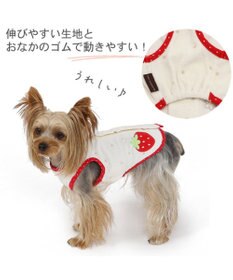 PET PARADISE ペットパラダイス サーモキープ タンクトップ  苺柄 【小型犬】