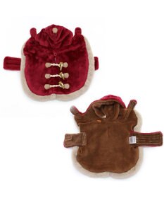 PET PARADISE ペットパラダイス ダッフル ポンチョ 《レッド》 小型犬