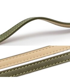 PET PARADISE ペットパラダイス 合皮 リード 《カーキ》 小型犬 SS～S