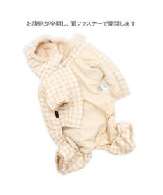 PET PARADISE ペットパラダイス くまちゃん  綿入り オール 《チェック柄》 小型犬