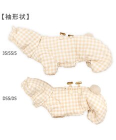 PET PARADISE ペットパラダイス くまちゃん  綿入り オール 《チェック柄》 小型犬