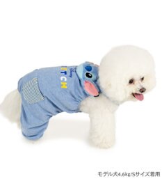 PET PARADISE ディズニー スティッチ 顔 ロンパース 《水色》小型犬