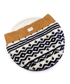 PET PARADISE ペットパラダイス 遠赤外線 丸型 寝袋 《カントリー柄》 Ｍ