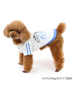 PET PARADISE スヌーピー Tシャツ 《ファインプレー柄》 白 小型犬