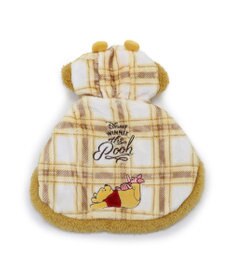 PET PARADISE ディズニー くまのプーさん ポンチョ 《チェック柄》 小型犬