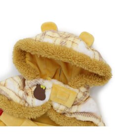 PET PARADISE ディズニー くまのプーさん ポンチョ 《チェック柄》 小型犬