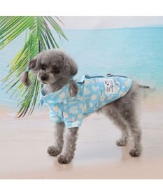 PET PARADISE スヌーピー 接触冷感 背中開き リゾートシャツ 小型犬