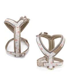 PET PARADISE 反射 花柄 アクティブハーネス 【ＳM】中型犬