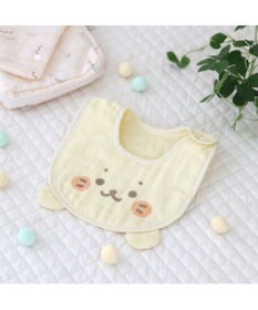 Mother garden しろたん 顔ぼん ガーゼスタイ 6重ガーゼ