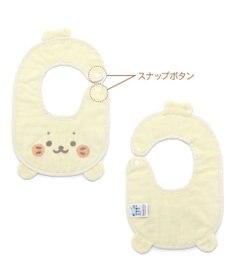 Mother garden しろたん 顔ぼん ガーゼスタイ 6重ガーゼ