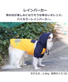 PET PARADISE Lee 配色 レインパーカー 小型犬