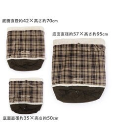 PET PARADISE ペットパラダイス 筒形寝袋 遠赤外線 《チェック柄》 57cm×95cm