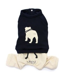 PET PARADISE J.PRESS パンツつなぎ バックブルドッグ 小型犬