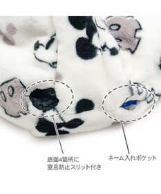 PET PARADISE ディズニー ミッキーマウス 白黒 筒型寝袋 Ｓ
