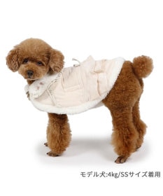 ペットパラダイス　フリルポンチョ　ホワイト　大型犬　完売品　フリル　リボン　L ペットパラダイス フリルポンチョ 《ホワイト》 中型犬 大型犬
